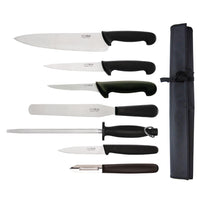 Ensemble De Couteaux Pour Débutants Avec Couteau De Cuisinier 265Mm Hygiplas - GelatoPro.fr