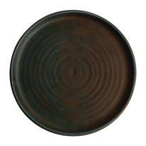 Assiettes Plates Vert Bronze Olympia Canvas 26,5 Cm - GelatoPro.fr
