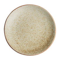 Assiettes Coupes Beige Moucheté Olympia Canvas 27 Cm - GelatoPro.fr