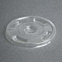 Couvercles Plats Compostables En Pla Fiesta Green Pour Gobelets 340/454/568Ml - GelatoPro.fr