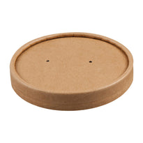 Couvercles Pour Bols À Soupe Kraft Micro-Ondables Recyclables Colpac 225Ml Et 350Ml (Lot De 500) - GelatoPro.fr