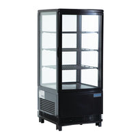 Vitrine Réfrigérée Noire 68L Polar Série C - GelatoPro.fr