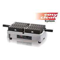 Gaufrier Simple À Ouverture Gauche-Droite 180 Degrés Krampouz 15 Empreintes Au Choix - GelatoPro.fr