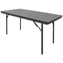 Table Rectangulaire Pliante Grise En Abs Bolero 1520Mm - GelatoPro.fr