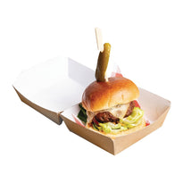 Boîtes Burger Kraft Compostables Colpac Standards 108Mm (Lot De 250) - GelatoPro.fr