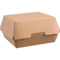 Grandes Boîtes Burger Kraft Compostables Colpac 135Mm (Lot De 250) - GelatoPro.fr