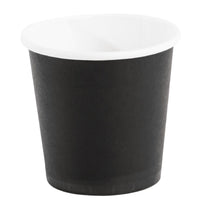 Gobelets Jetables À Café Espresso Fiesta Noirs 120Ml X50 - GelatoPro.fr