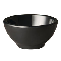 Bol Rond En Mélamine Aps Pure Noir 130Mm - GelatoPro.fr