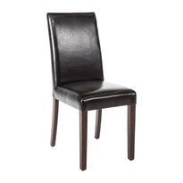 Chaises En Simili Cuir Bolero Noires - GelatoPro.fr