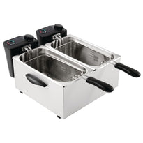 Friteuse De Comptoir Double Caterlite Peu Intensive 2X 3,5L - GelatoPro.fr