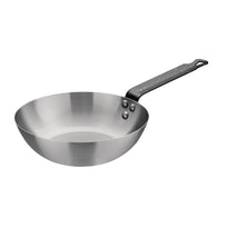 Wok En Acier Carbone Vogue 200Mm - GelatoPro.fr