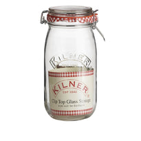 Bocal À Conserves Avec Clip Kilner 2L - GelatoPro.fr