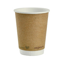 Gobelets Boissons Chaudes Double Paroi Compostables Vegware 340Ml (Lot De 500) - GelatoPro.fr
