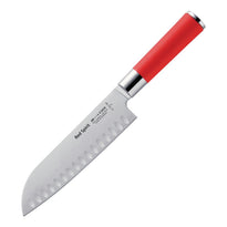 Couteau Santoku Alvéolé Dick Red Spirit 180Mm - GelatoPro.fr