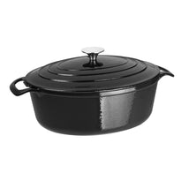 Cocotte Ovale Vogue Noire 5L - GelatoPro.fr