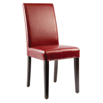 Chaises En Simili Cuir Bolero Rouges - GelatoPro.fr