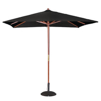 Parasol Carré Bolero 2,5M Noir - GelatoPro.fr
