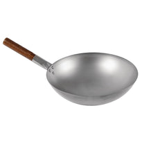 Wok Fond Hémisphérique Londonwok 38 Cm (Ø) - GelatoPro.fr