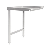 Table De Sortie Gauche Pour Lave-Vaisselle À Capot Vogue 1100Mm - GelatoPro.fr