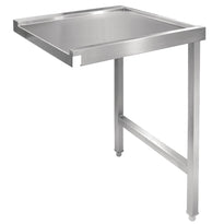Table De Sortie Droite Pour Lave-Vaisselle À Capot Vogue 600Mm - GelatoPro.fr