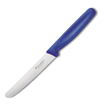 Couteau À Tomate Denté Victorinox Bleu 11Cm - GelatoPro.fr