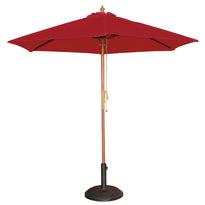 Parasol Rond Bolero 2,5M Rouge - GelatoPro.fr