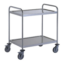 Chariot De Service 2 Plateaux Tournus 800X530Mm - GelatoPro.fr