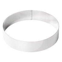 Cercle À Mousse Inox De Buyer 200 X 45Mm - GelatoPro.fr