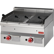 Grillade Pierre De Lave Gaz Gastro M Grl60/60 - GelatoPro.fr