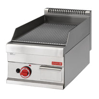 Plancha Gaz Gastro M 650 Avec Plaque Rainurée 65/40Ftrg - GelatoPro.fr