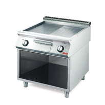 Plancha Électrique Gastro M 700 Avec Plaque Demie Lisse Demie Rainurée Gm70/80Ftres - GelatoPro.fr