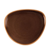 Assiettes Triangulaires Olympia Kiln 165Mm Écorce - GelatoPro.fr