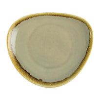 Assiette Triangulaire Couleur Mousse Olympia Kiln 165Mm - GelatoPro.fr