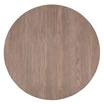 Plateau De Table Rond Bolero 600Mm Épaisseur 48Mm Effet Bois Gris - GelatoPro.fr