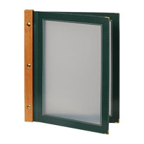Protège-Menus En Bois Securit Vert A4 - GelatoPro.fr