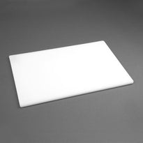 Planche À Découper Antibactérienne Basse Densité Hygiplas Blanche - GelatoPro.fr