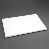 Planche À Découper Épaisse Haute Densité Hygiplas Blanche - GelatoPro.fr