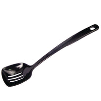 Cuillère De Service À Rainures Mélamine Noire 310Mm - GelatoPro.fr