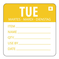 Etiquette Amovible Vogue Jour De La Semaine Mardi - GelatoPro.fr