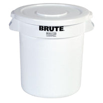 Collecteur Rubbermaid Brute Blanc 121,1L - GelatoPro.fr