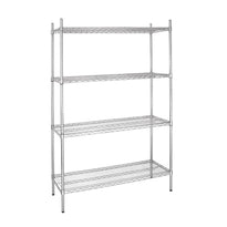 Etagère Modulaire 4 Niveaux 1220X457Mm Vogue - GelatoPro.fr