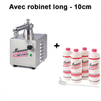 Machine À Chantilly Labo Mussana Avec Robinet Long + 4L Nettoyant - GelatoPro.fr