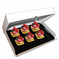 Boîte De Transport Pour Plateau Type Traiteur 28 X 42 Cm - Pack De 25 Unités - GelatoPro.fr