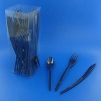 Ménagère Élégance Bleu Marine - Carton De 720 Unités - GelatoPro.fr