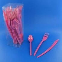 Ménagère Élégance Fuschia - Carton De 720 Unités - GelatoPro.fr