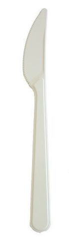 Couteau Fiesta Blanc En Ps 17.8 Cm - Carton De 600 Unités - GelatoPro.fr