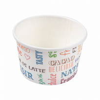 Pot À Glace En Carton Parole 120 Ml - Carton De 2000 Unités - GelatoPro.fr