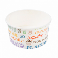 Pot À Glace En Carton Parole 180 Ml - Carton De 2000 Unités - GelatoPro.fr