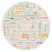 Assiette En Carton 23 Cm Ingraissable Parole - Carton De 800 Unités - GelatoPro.fr