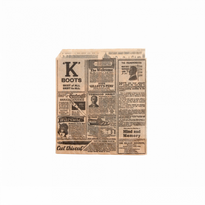 Sac Burger Times Kraft Ouvert Sur 2 Côtés 13 X 14 Cm - Pack 1000 Unités - GelatoPro.fr
